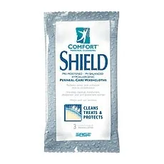 Sage - Comfort Shield - 7502 - Products  Incontinence Care Wipe  Soft Pack Dimethicone Unscented 3 Count