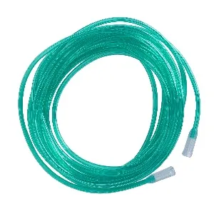 Salter Labs - Oxygen Tube - 2025G-25-25 -  Oxygen supply tubing with three inside safety channels & standard connector ends, 25', green,