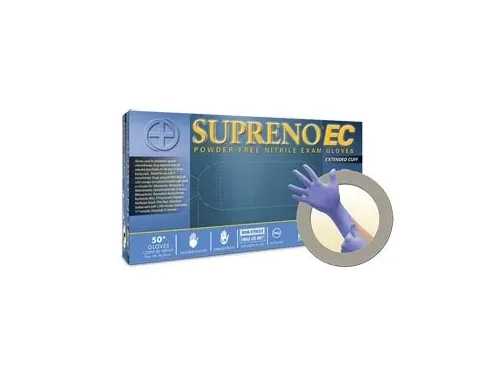 Microflex - SEC-375-XXXL - Exam Gloves, Nitrile Extended Cuff, PF, Latex-Free, Textured Fingers, (For Sales in US Only)