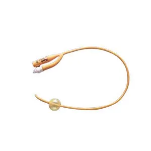 Teleflex - From: 318112 To: 318322  Rusch PureGoldFoley Catheter Rusch PureGold 2Way Coude Tip 5 cc Balloon 12 Fr. PTFE (Teflon) Coated Latex